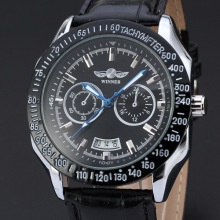 sport men watch with date design winner multi function mechanical watch