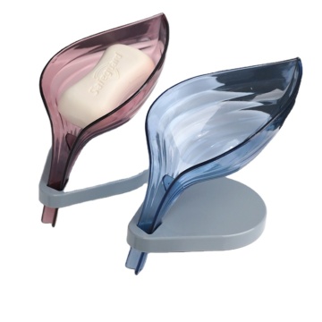 Self-Draining Leaf Shape Soap Dish - Deck Mount Kitchen Sink Holder