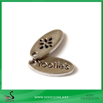 Sinicline Customized Jewelry Gold Color Metal Tag