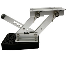 Heavy Duty Marine Aluminum Outboard Motor Bracket for 2 Stroke 7.5-20HP Boats