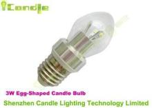 360 Degree Egg Shaped E10 E12 Dimmable Led Candle Light Bul