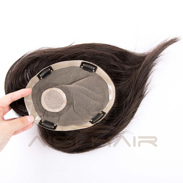 Aisi Hair Full Best Quality Replacement Indian Human Hair Men Toupee Cheap Female Toupee Hairpiece