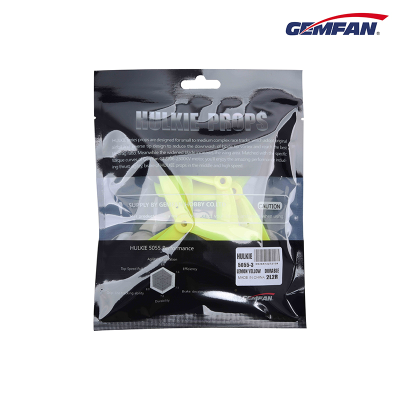 GEMFAN 5 Inch FPV Drone Propeller 5055S Hulkie PC 3 Blade