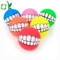 Funny Pet Bijtring Silicone Dog Chew Toy Balls