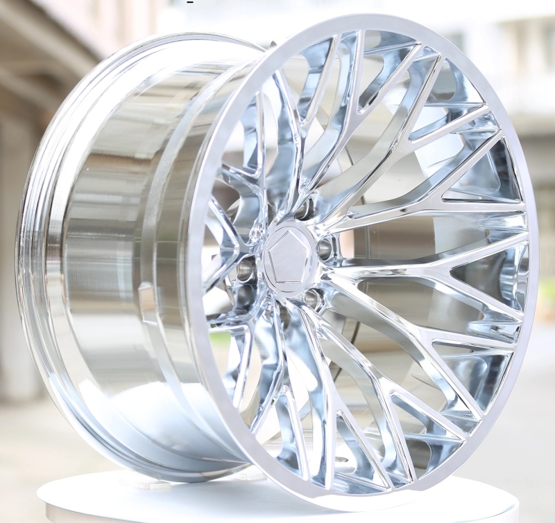20-inch chrome plated wheels