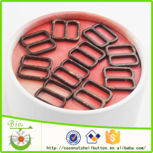 Unique look coconut shell customized bra ring and slider