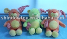 Plush Bear with hat and bag