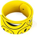 Benutzerdefinierte Silikon-Slap-Armbänder Emoticon Slap-Armbänder