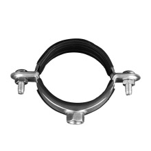 Rubber Fuel Line with Coated P Clamp and Rubber Cushioned Cable Clamps