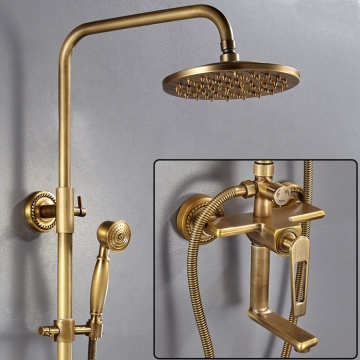 European Shower Faucets: Exquisite Antique Bath & Shower Fixtures