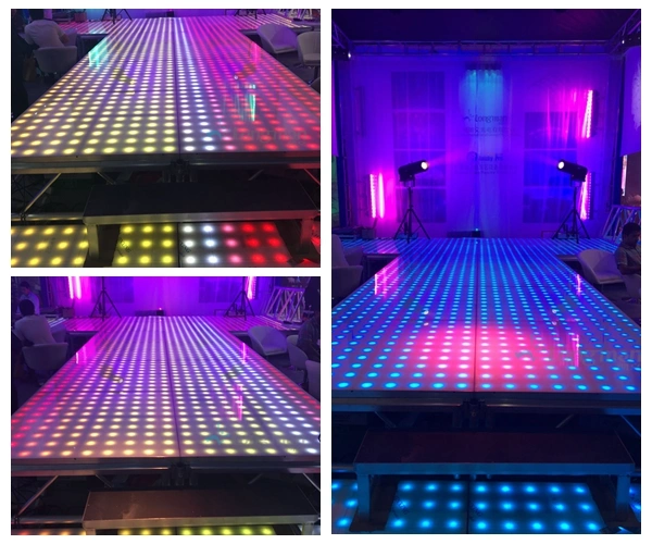 65W Indoor 100PCS LED Floor Tile for Stage/Wedding Party