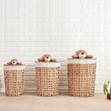 Wholesale Handwoven Wicker Laundry Baskets for Large Storage