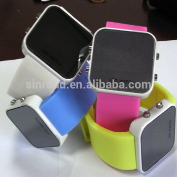 silicone fashion led watch