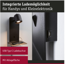 Minimalist Black Wall - Mounted Desk Lamp