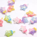 Commercio all&#39;ingrosso 100Pcs Nuovo Kawaii Colore Cartoon Magic Stick Cabochons Resina Flatback Star Shape Magic Stick Cabochons Craft