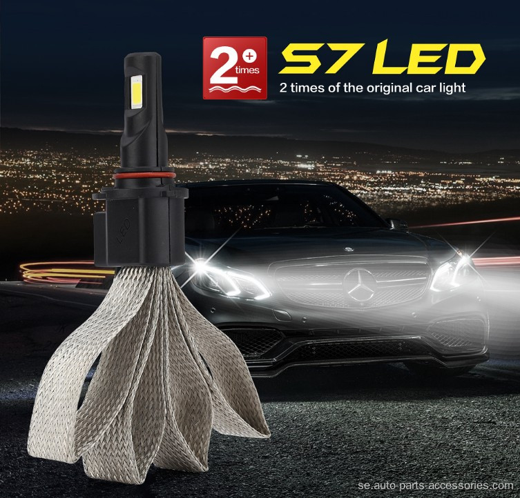 Bilstrålkastare LED 12000 lm/par lampan Auto lampan