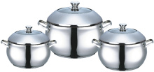 Stainless Steel Casserole with Dome Lid