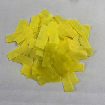 Yellow Rectangular Celebration Confetti