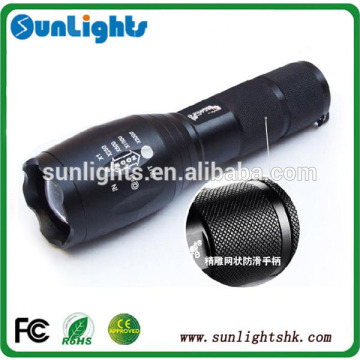 New Arrival Black 15W Waterproof Zoomable LED Mini Flashlight