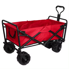 Wheeled cart folding trolley