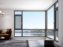 Black Anodized Aluminum Casement Window