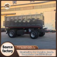 2 axle side tipping full trailer