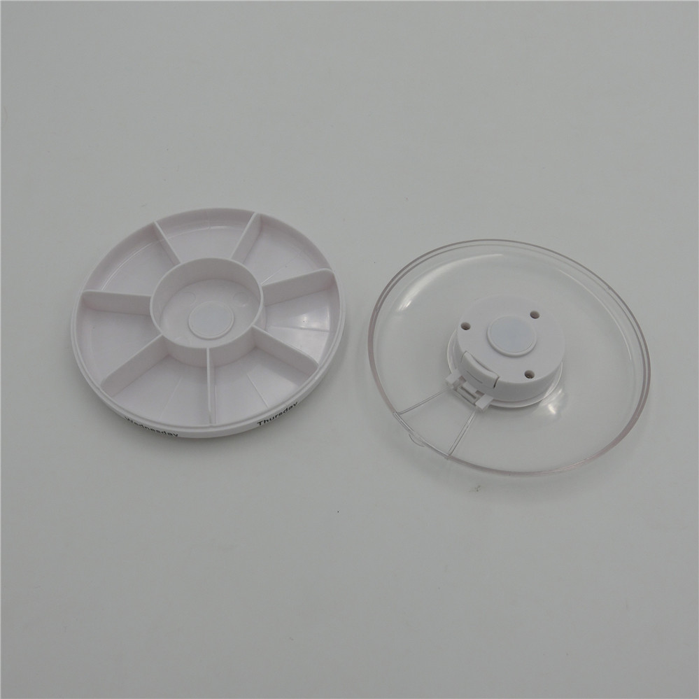 round pill case timer alarm