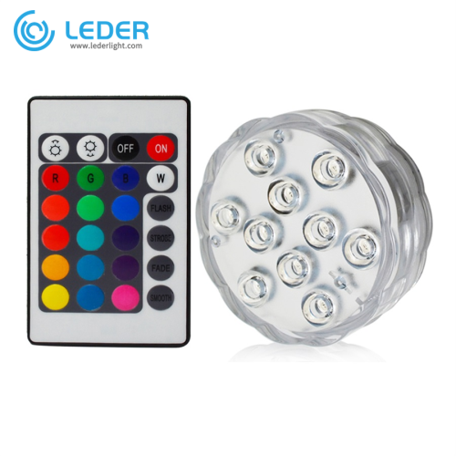 Lampe de piscine LED 3W submersible colorée LEDER