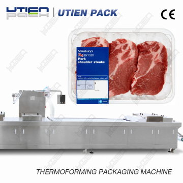 Pork shoulder steak MAP packing machine