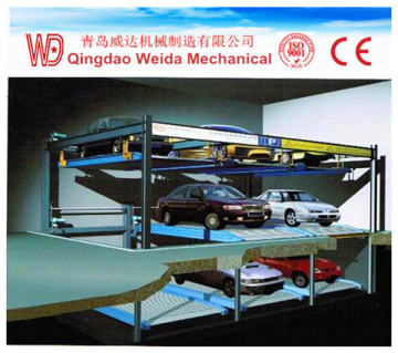 -1+2 Three Floor Underground Car Parking Lift