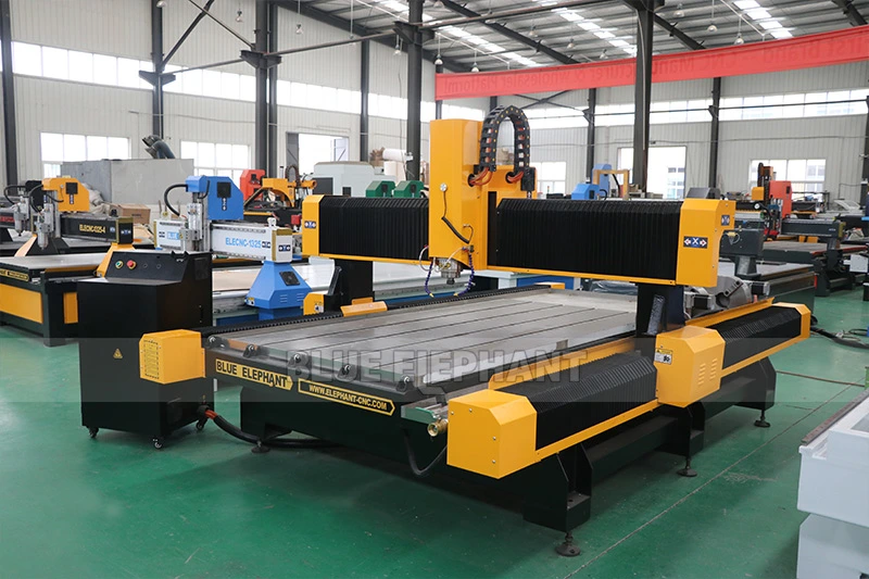 1325 Stone Engraving CNC Router, Stone Cutting Machine with Rotary, Heavy Duty Body 3D Stone Carving CNC Routers