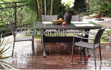 wicker rattan furniture,dining room chair and table,,restaurant dining set, chair and table,,dining-hall set