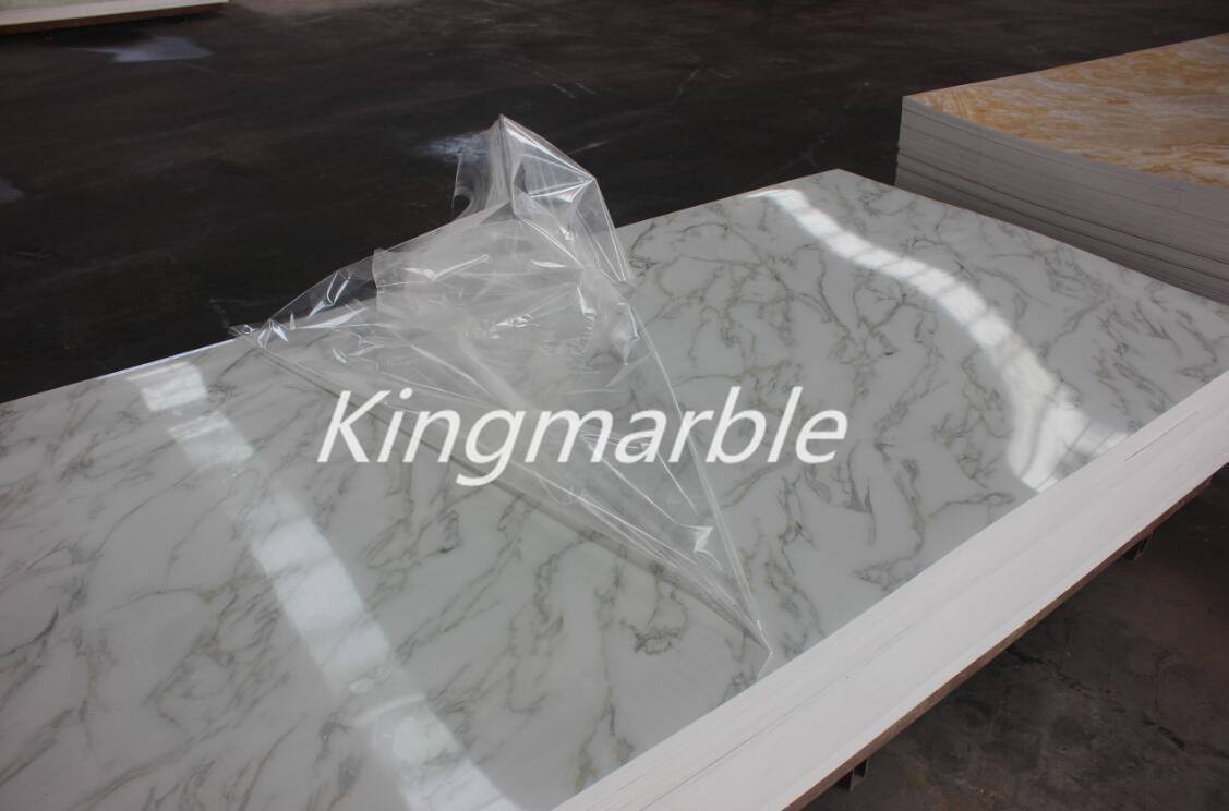 3d marble Pvc material Wall panels