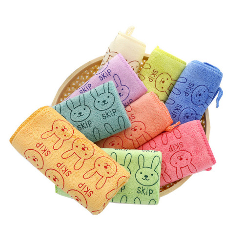 Nanometer microfiber square Small towel face towel