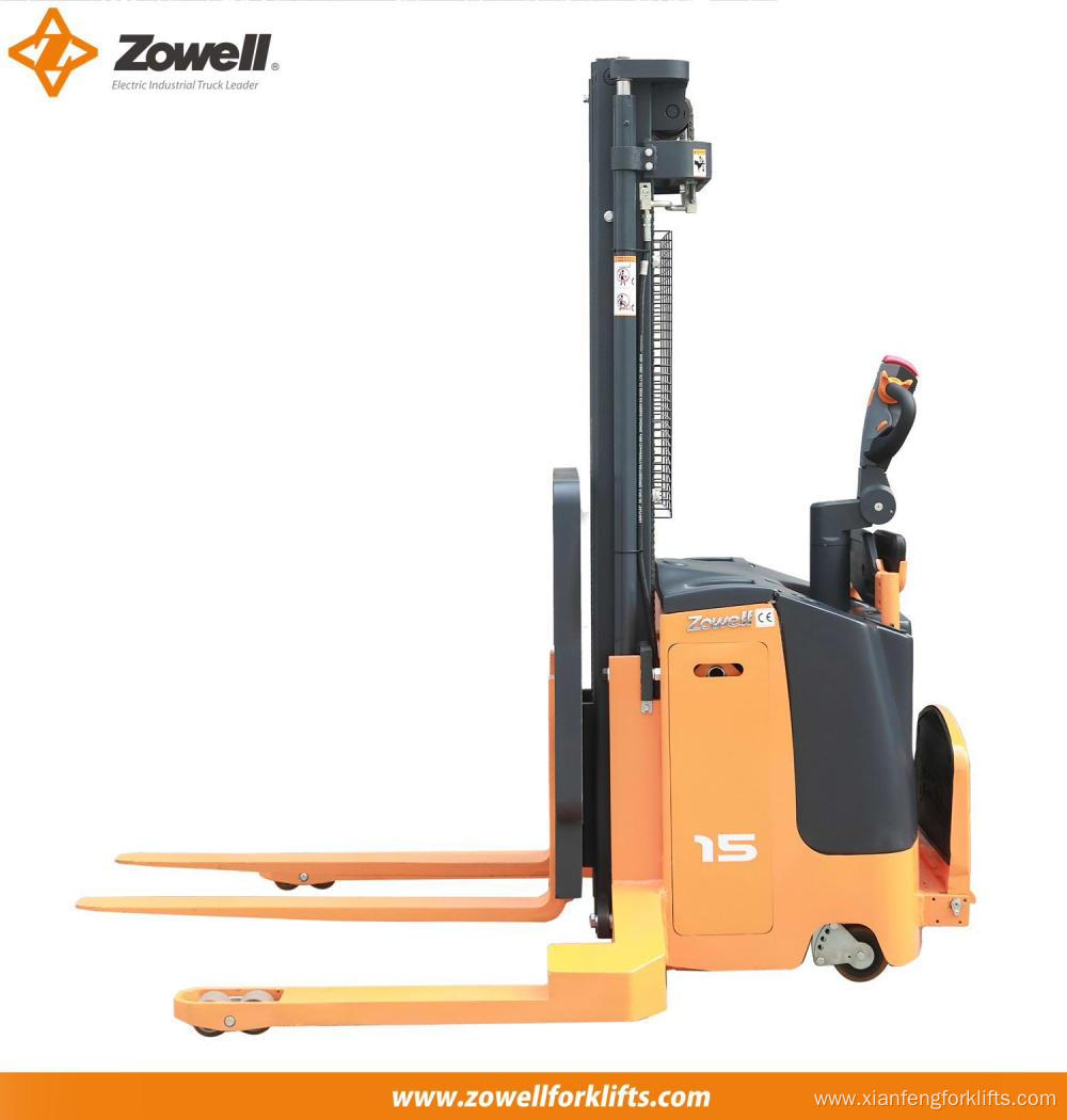 1.5 ton Electric Straddle Lifter Forklift Stacker