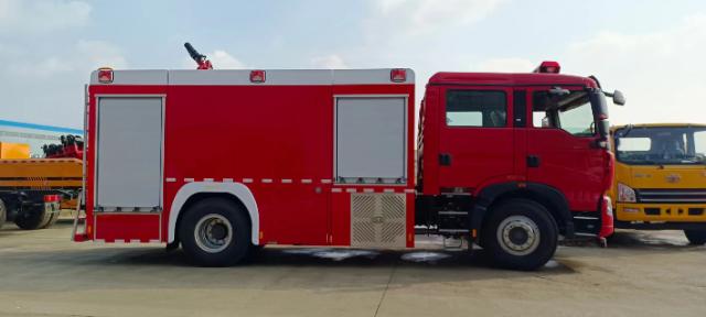 Howo 8 Ton Foam Fire Truck 10 Jpg