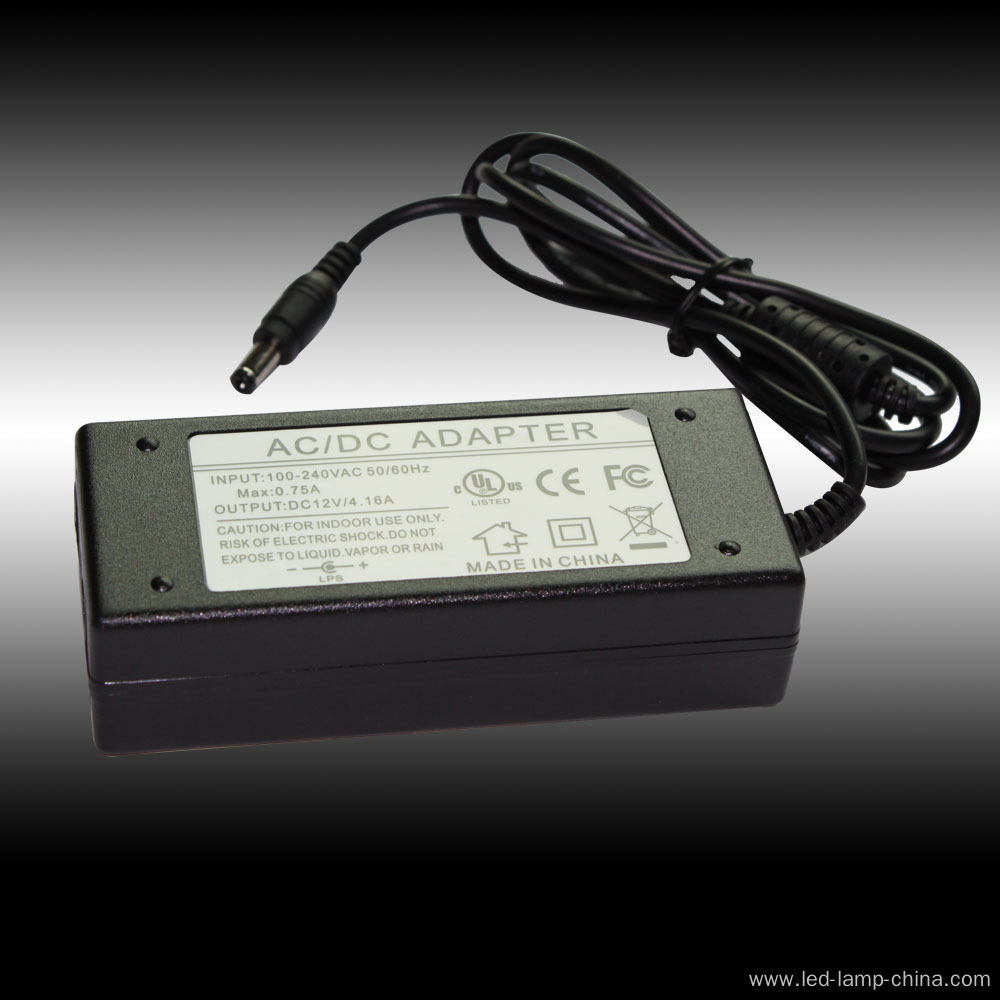 12V 5A AC Adapter 60W LCD Monitor LED Strip Driver