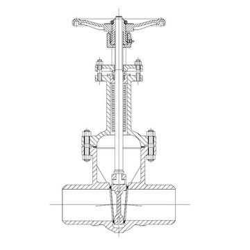 Soufflet joint robinet-vanne (fin de soudure)