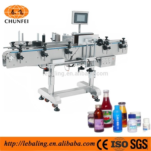 Foods Cosmetics Chemicals Bottles Jars Boxes Labeling Machine