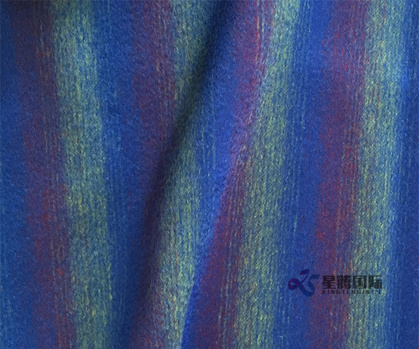 Stripe Woven 100% Wool Fabric