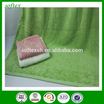 100% cotton velvet bath towel set