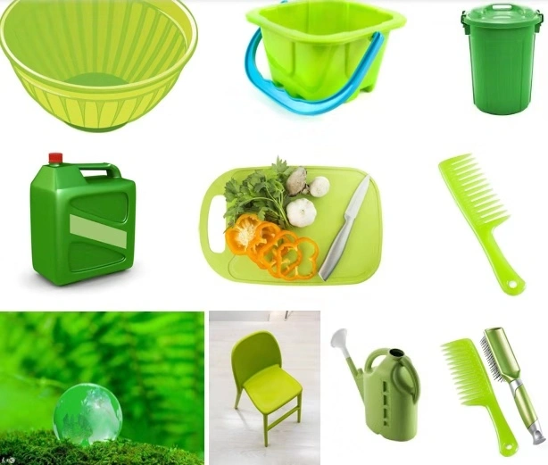 Green Plastic Granules with Excellent Pigmentation for Plastic Pipe, Home Appliances