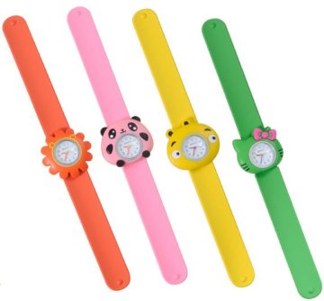 Silicone bracelet watch