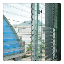 Tinted Tempered Acid Etched Louvre Glass