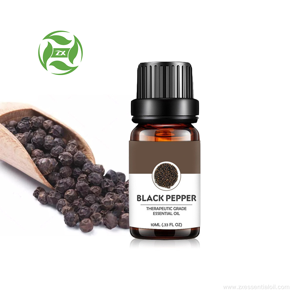 100% pure organic black pepper essential oil for massage private label OEM/ODM