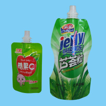 Plastic Self-Standing Packing with Spout, Plastic Spout Pouch