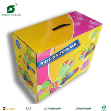 PLASTIC HANDLE CARTON BOX