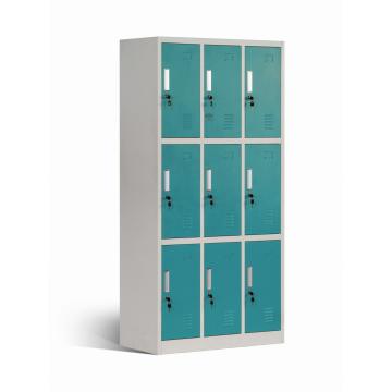 Lockers de acero de 3 piezas para el espacio libre de acondicionamiento físico