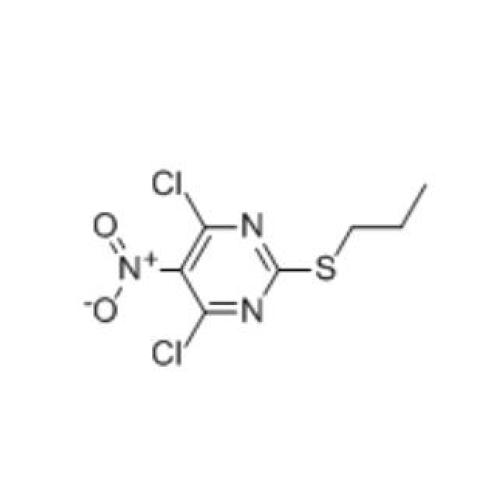 4,6-DICHLORO-5-NITRO-2-PROPYLTHIOPYRIMIDINE utilisé pour le ticagrélor CAS 145783-14-8