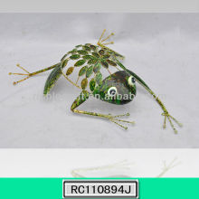 Eco-friendly Wrought Iron Frog Garden Decoration